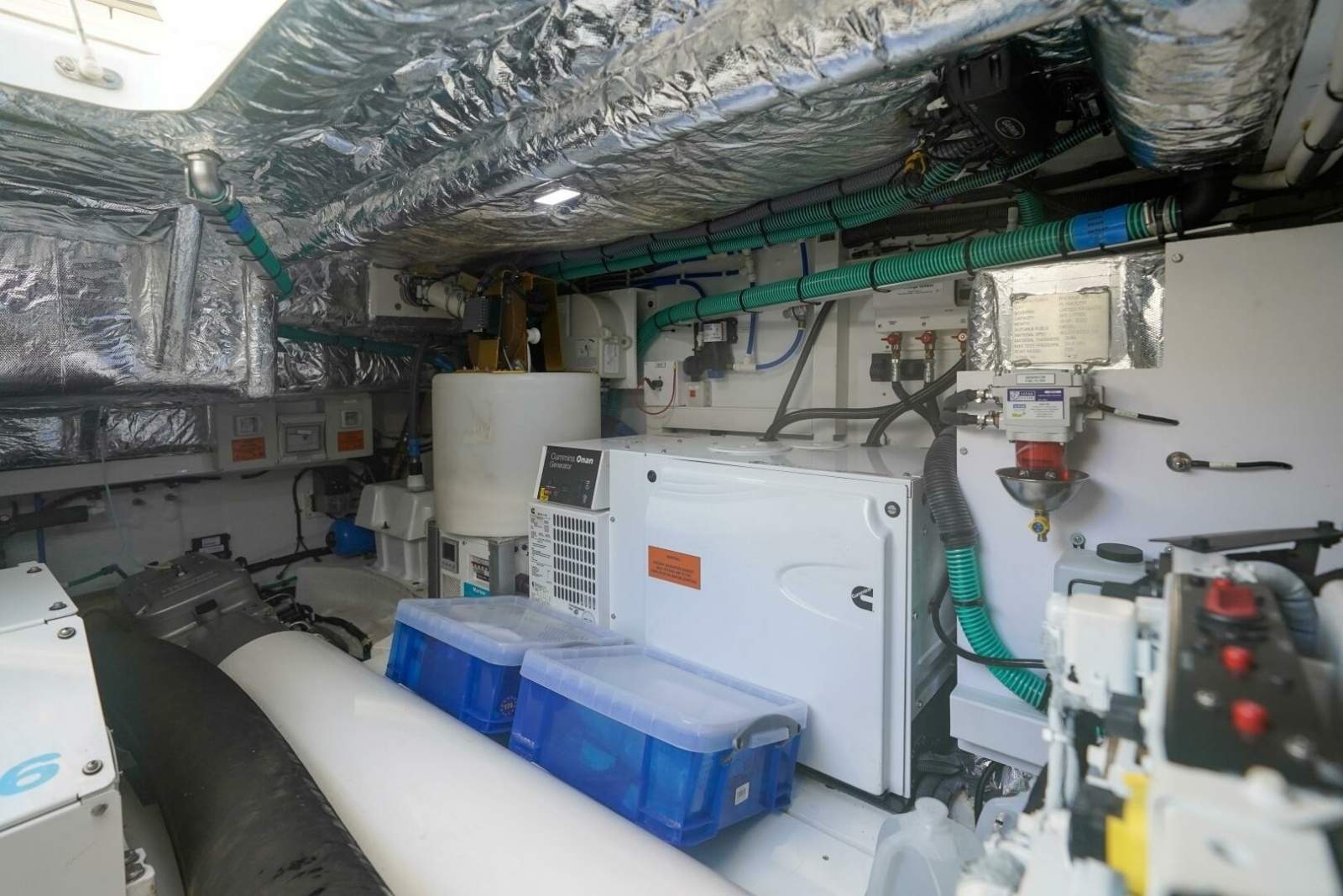 2021 Princess F50- MAKING TIME- Engine room- Generator