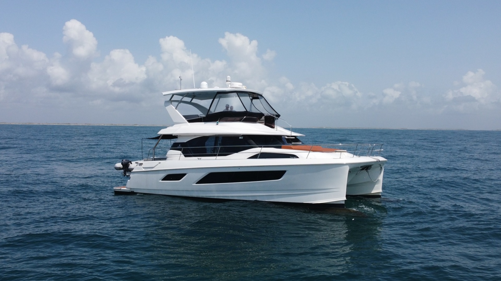 Aquila 44 CAT Port Side View