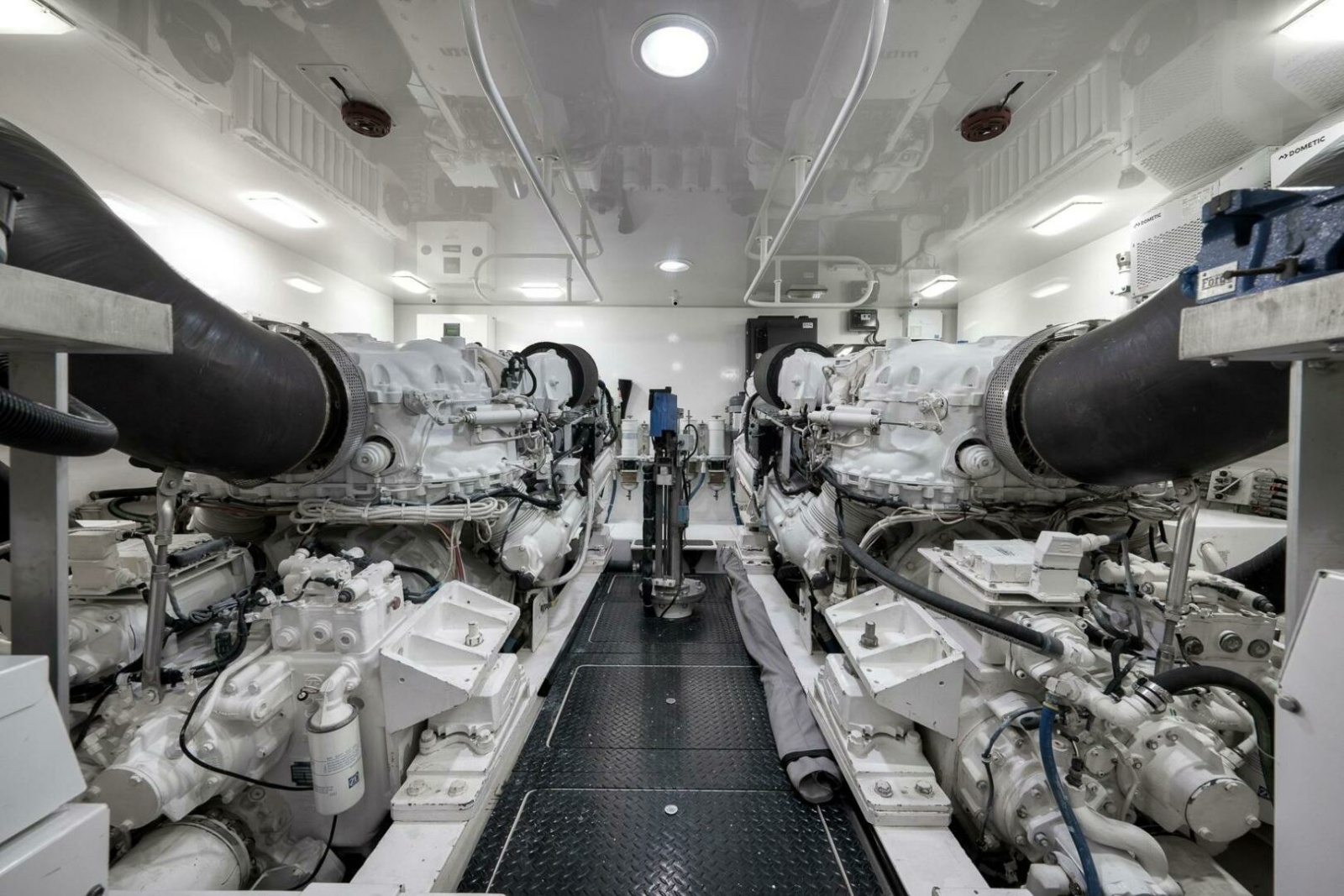 2011 Viking 76 Enclosed Bridge- TEUSEAS- Engine Room