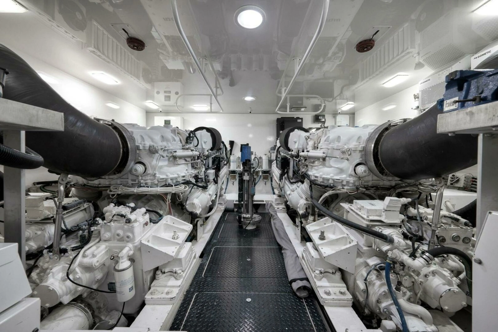 2011 Viking 76 Enclosed Bridge- TEUSEAS- Engine Room