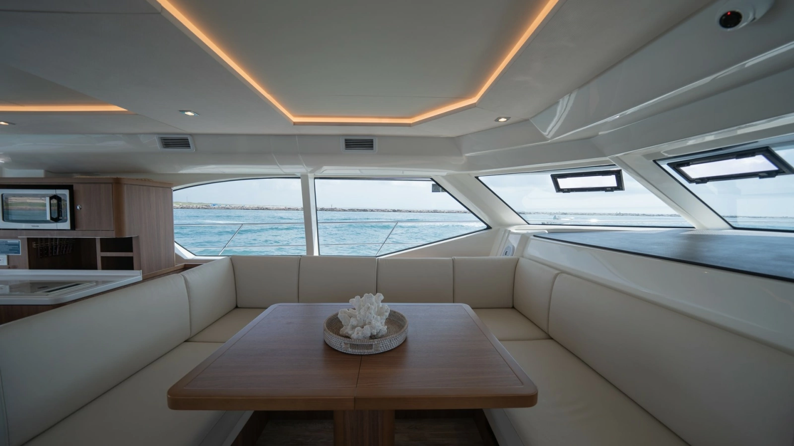 Spacious Salon with Panoramic Views