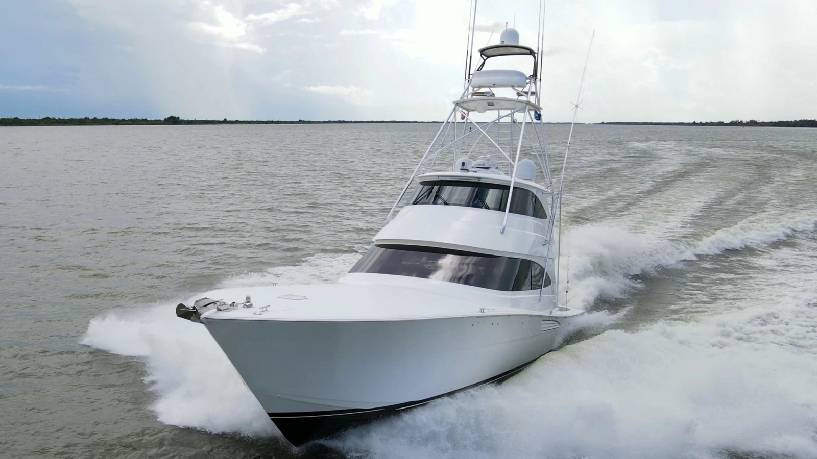 2017 72 Viking Enclosed Bridge Share-E Exterior (10)