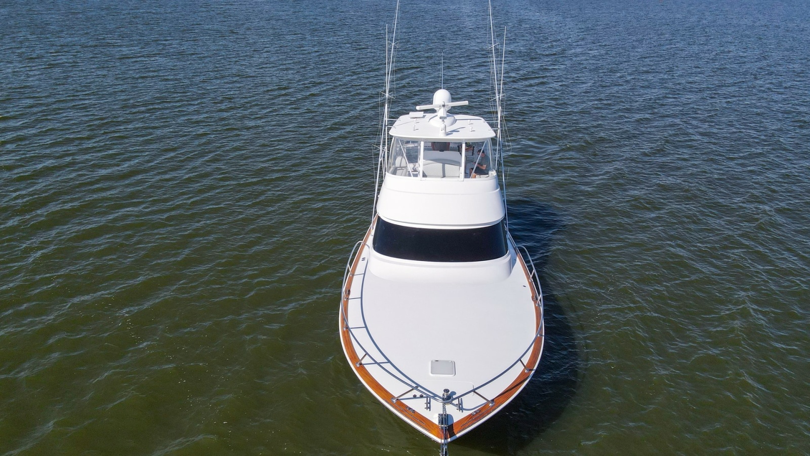 Bow View with Flybridge