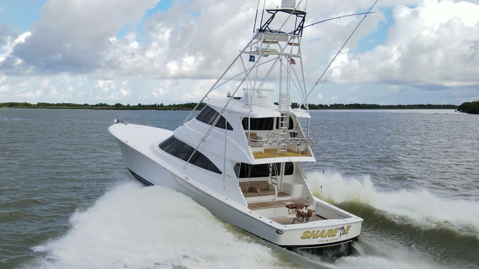 2017 72 Viking Enclosed Bridge Share-E Exterior (4)