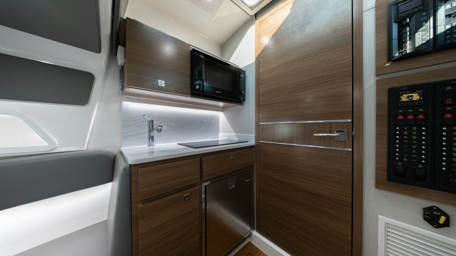 Galley with Modern Appliances