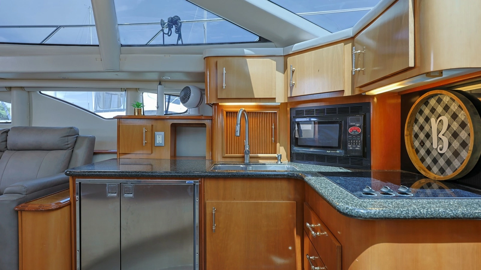 Galley with Modern Appliances