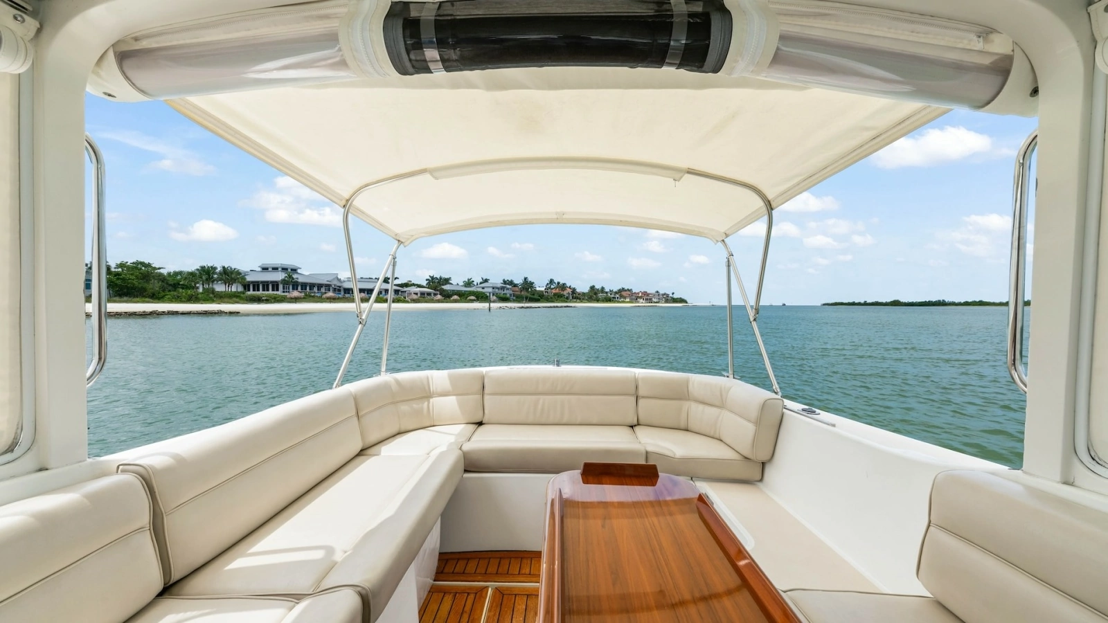 Spacious Aft Deck Seating Area