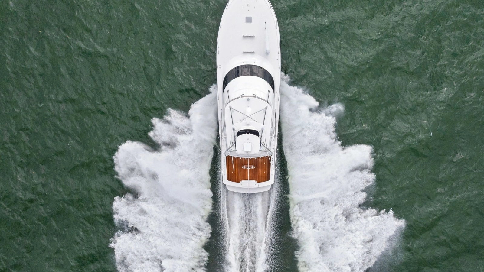 Aerial View of Viking 55 Convertible