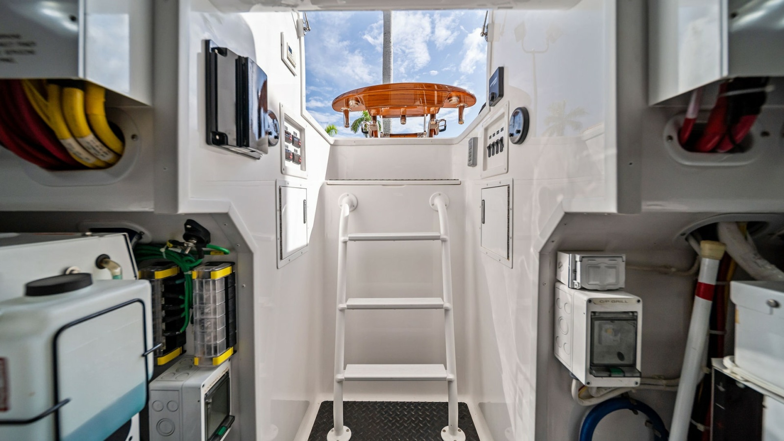Engine Room Access and Control Panel