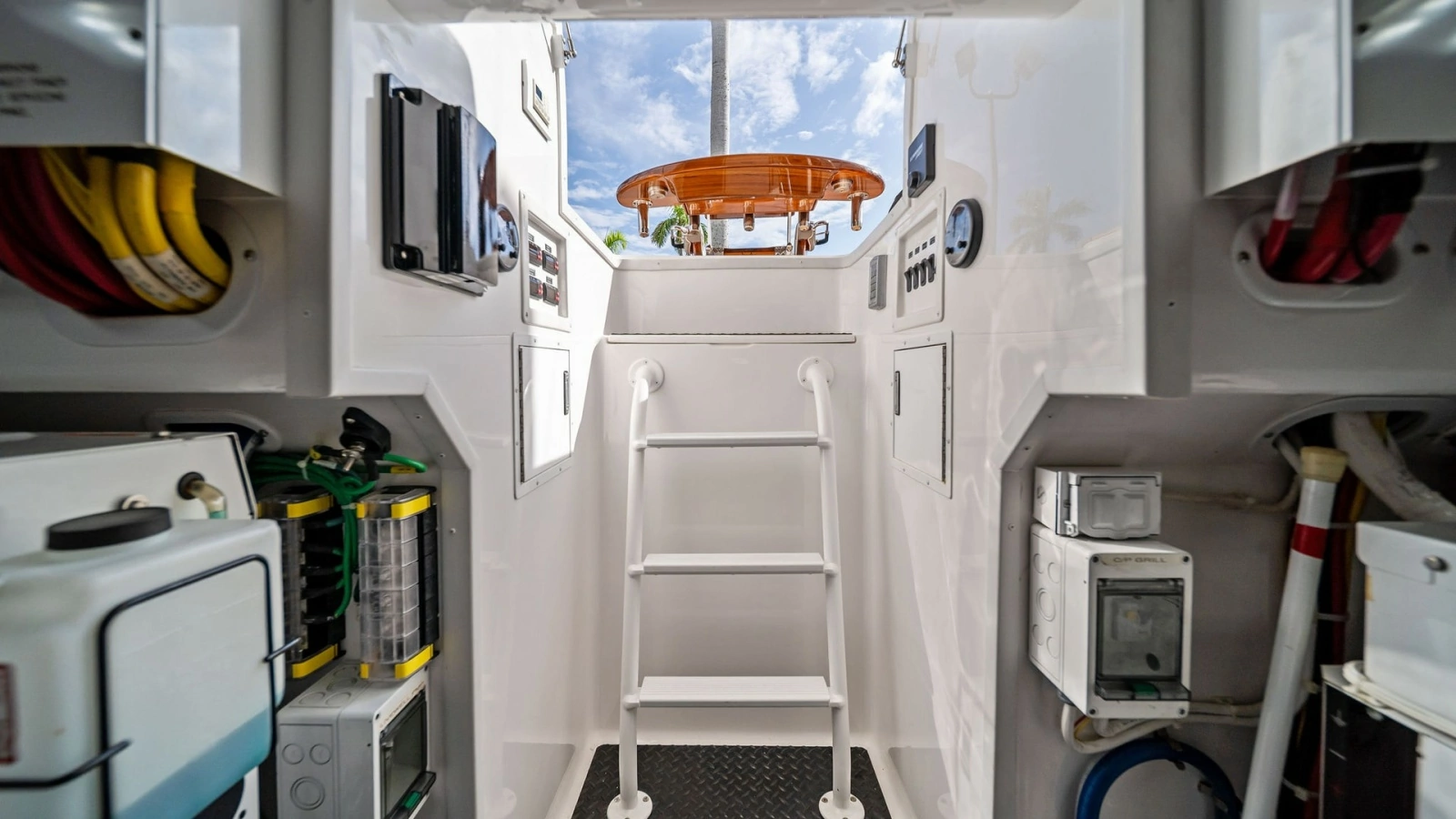 Engine Room Access and Control Panel