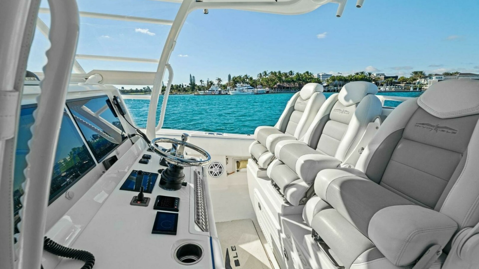 Helm Station with Seating