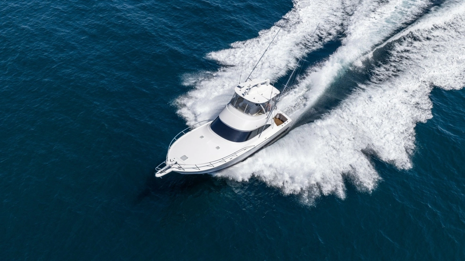 Aerial View of Viking 48 Convertible