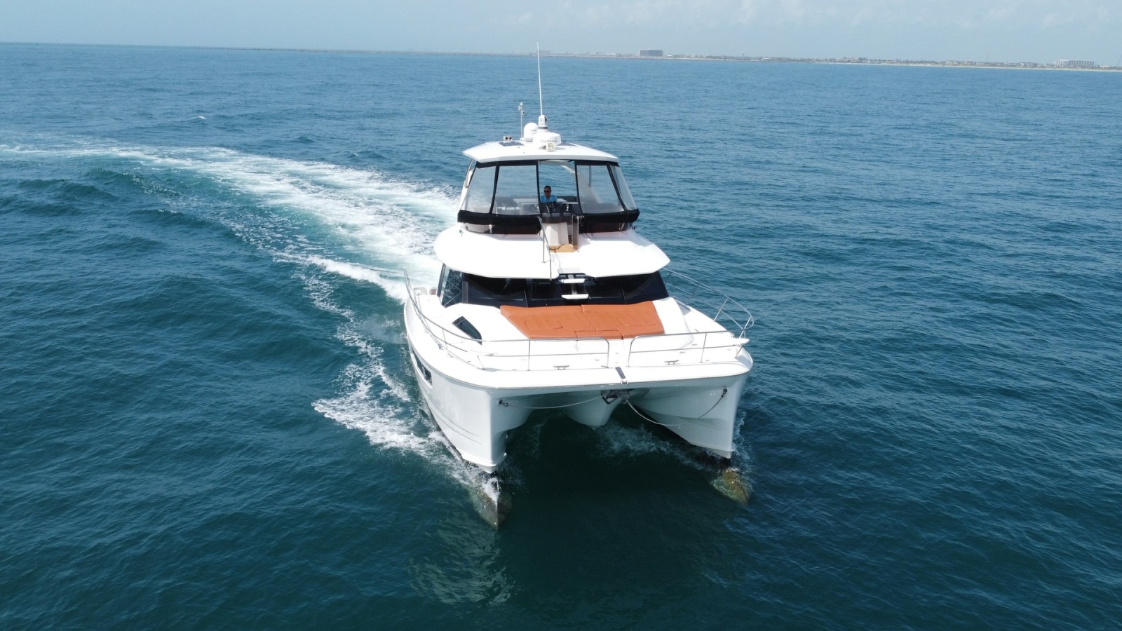 Aquila 44 CAT Bow View