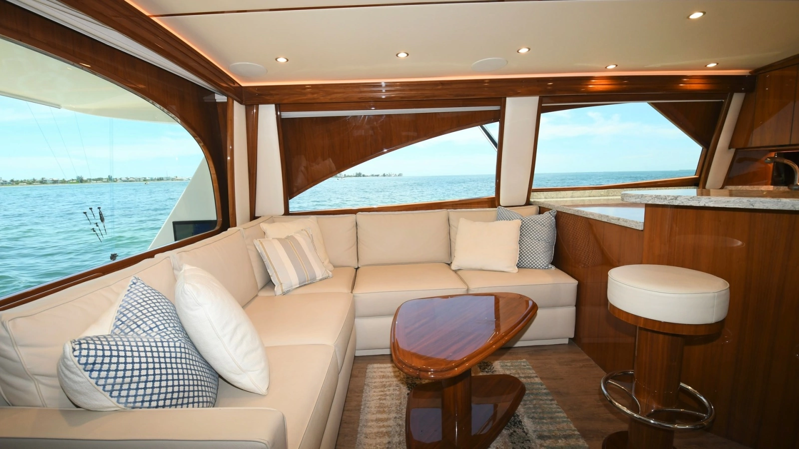 Spacious Salon with Ocean View