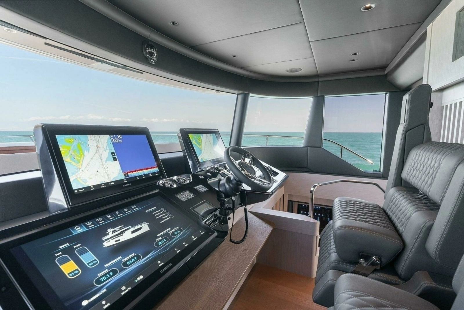 2026 Absolute 70 Navetta - Helm