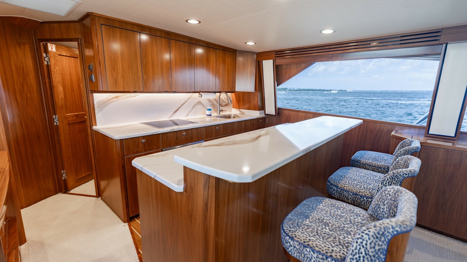 Galley with Breakfast Bar Seating