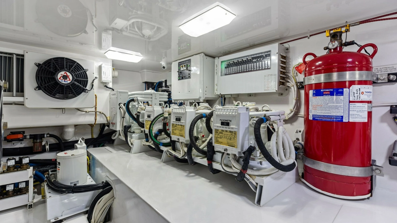 Engine Room with Equipment