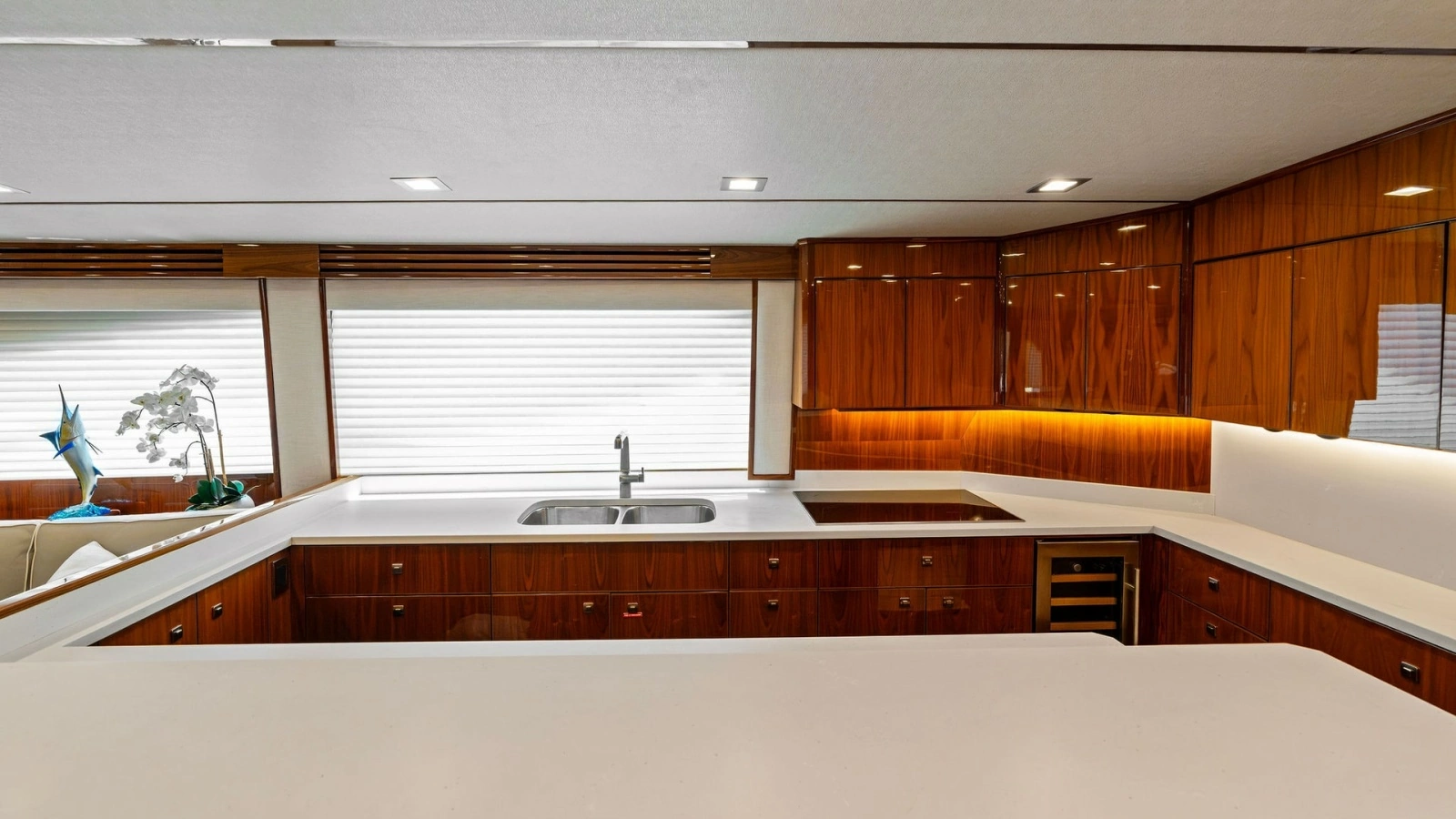 2016 Viking 80 Enclosed Bridge- FRIGATE- Galley