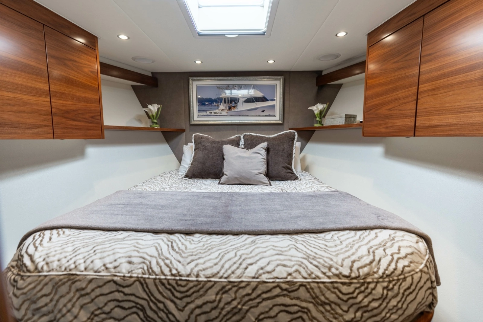 2023 Viking 72 Convertible- TEAM SUPREME- Forward Stateroom