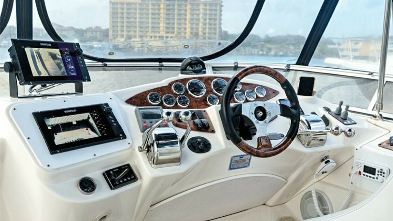 Helm Station with Navigation Equipment
