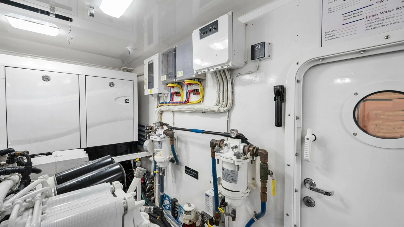 Engine Room with Control Panels