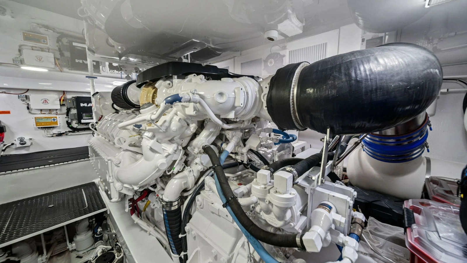 Engine Room with Twin Engines
