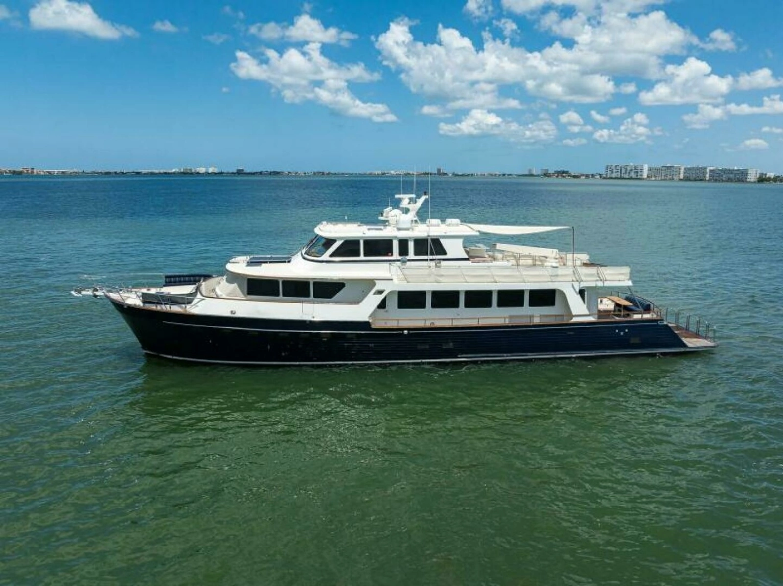 On Deck Master 97ft Marlow Yacht For Sale