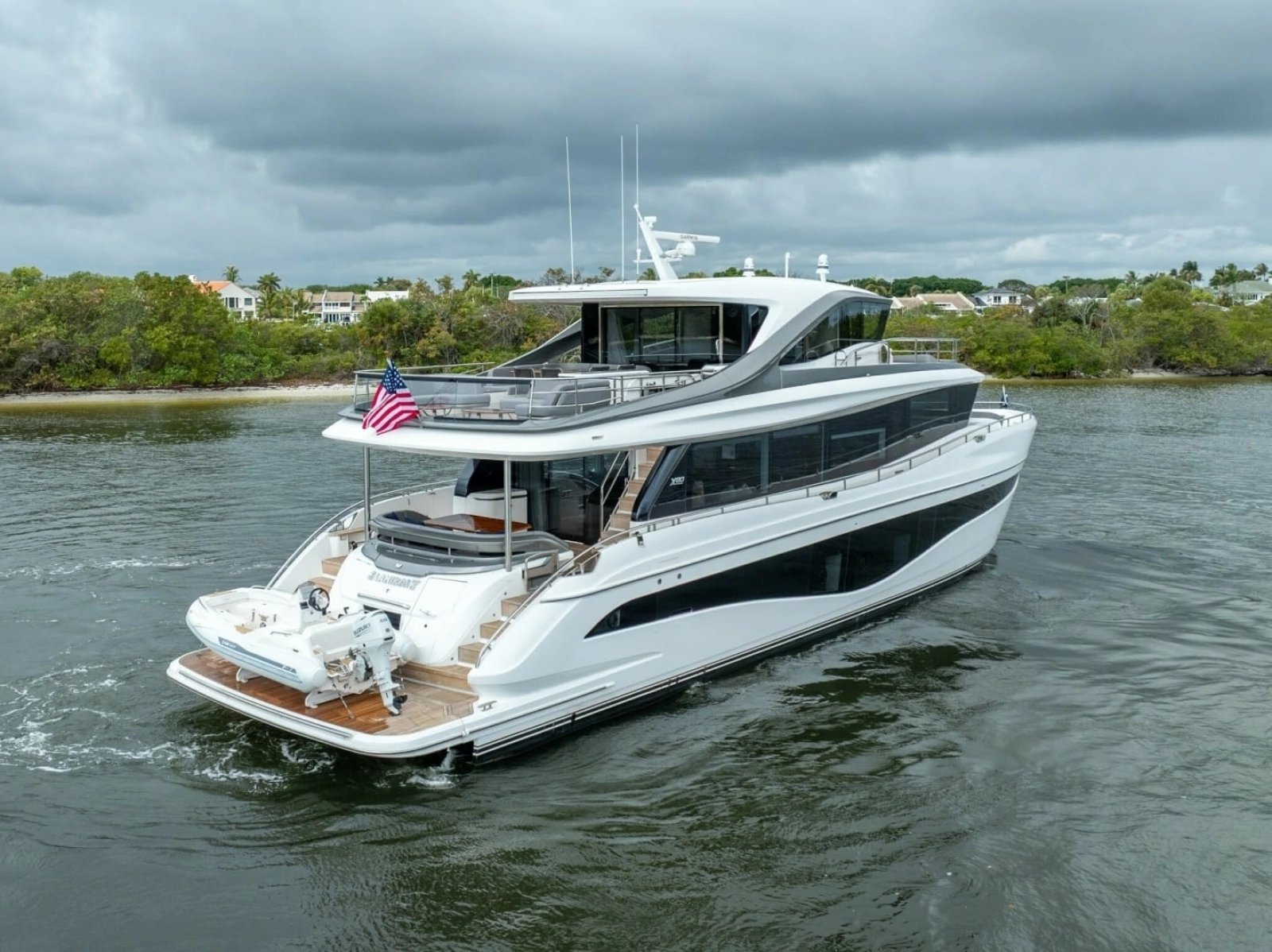 Princess 80 LANIKAI - Starboard Aft Profile