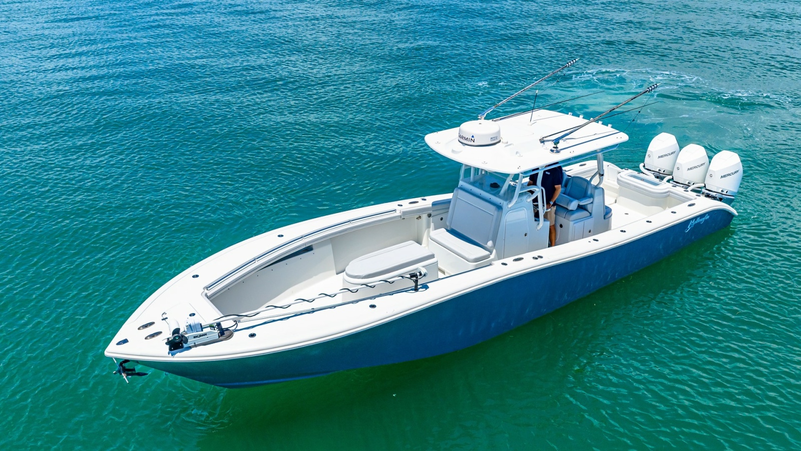 Aerial View of Center Console Deck