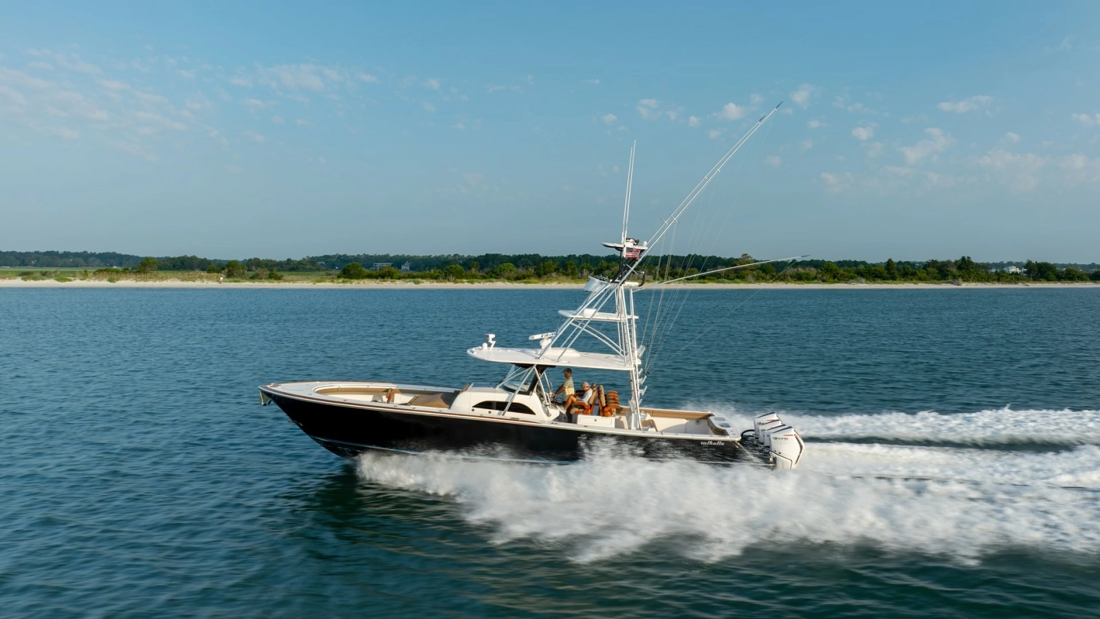 Side View of Valhalla V-46 Cruising