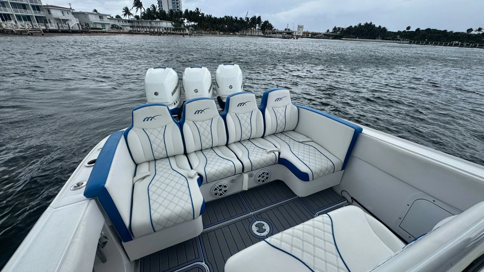 Aft Deck Seating and Engines