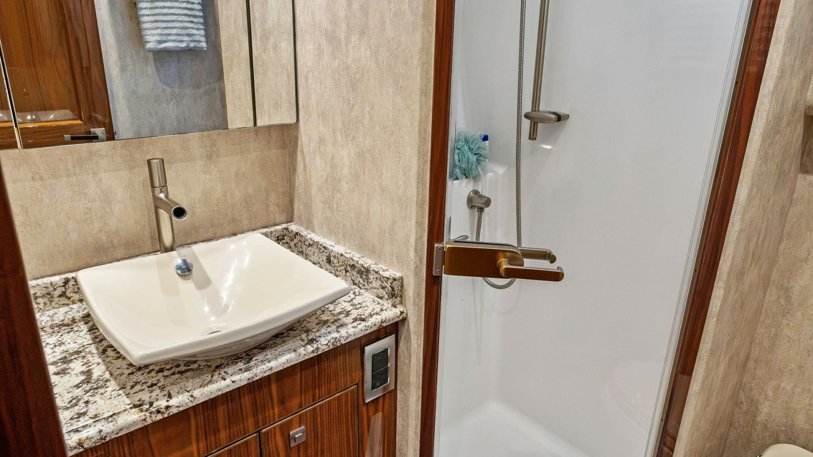 2016 Viking 80 Enclosed Bridge- FRIGATE-Starboard Stateroom Head