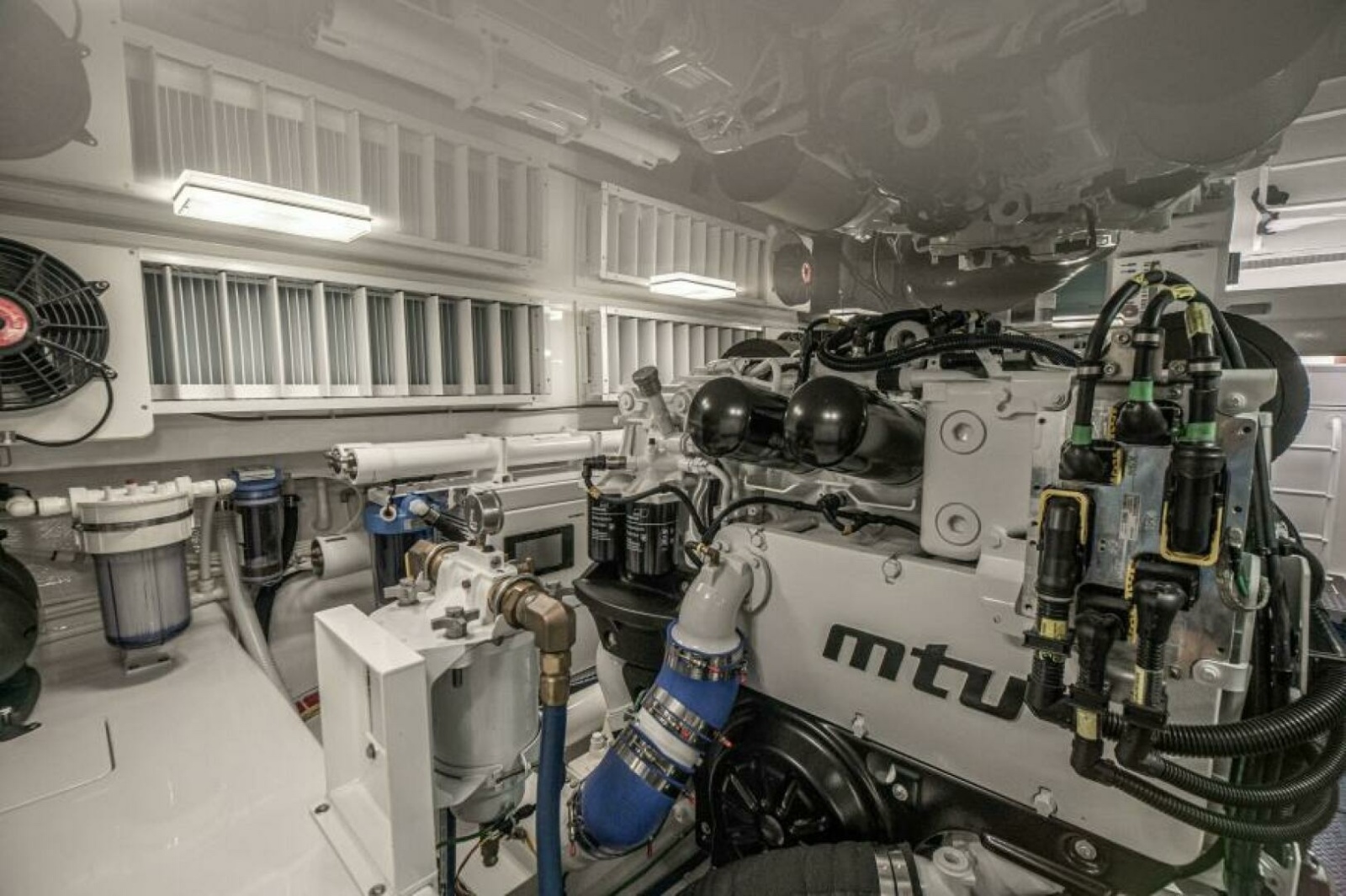 Engine Room with MTU Engines