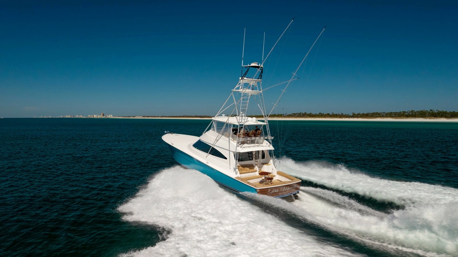 Aerial View of Viking 68 Convertible