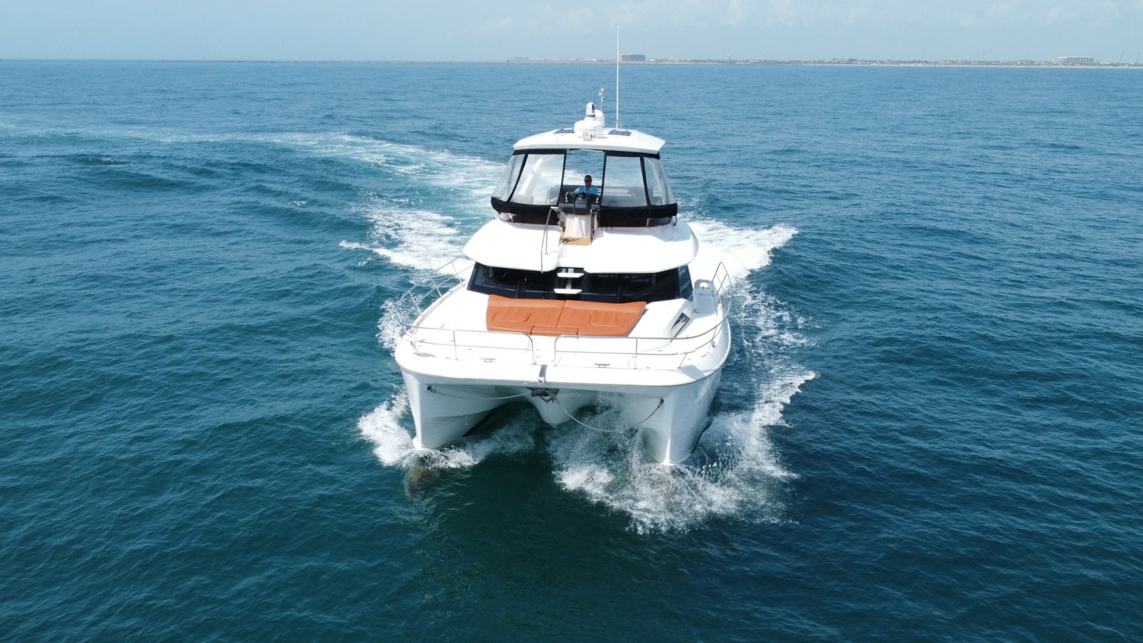 Aquila 44 CAT Bow View