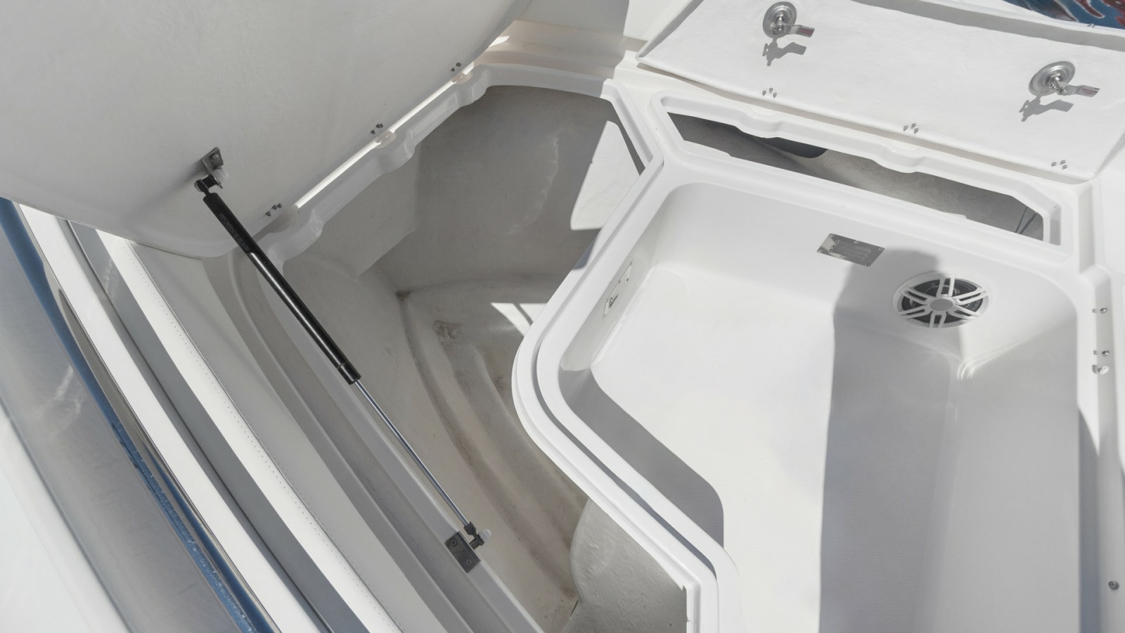 Spacious Bow Storage Compartment