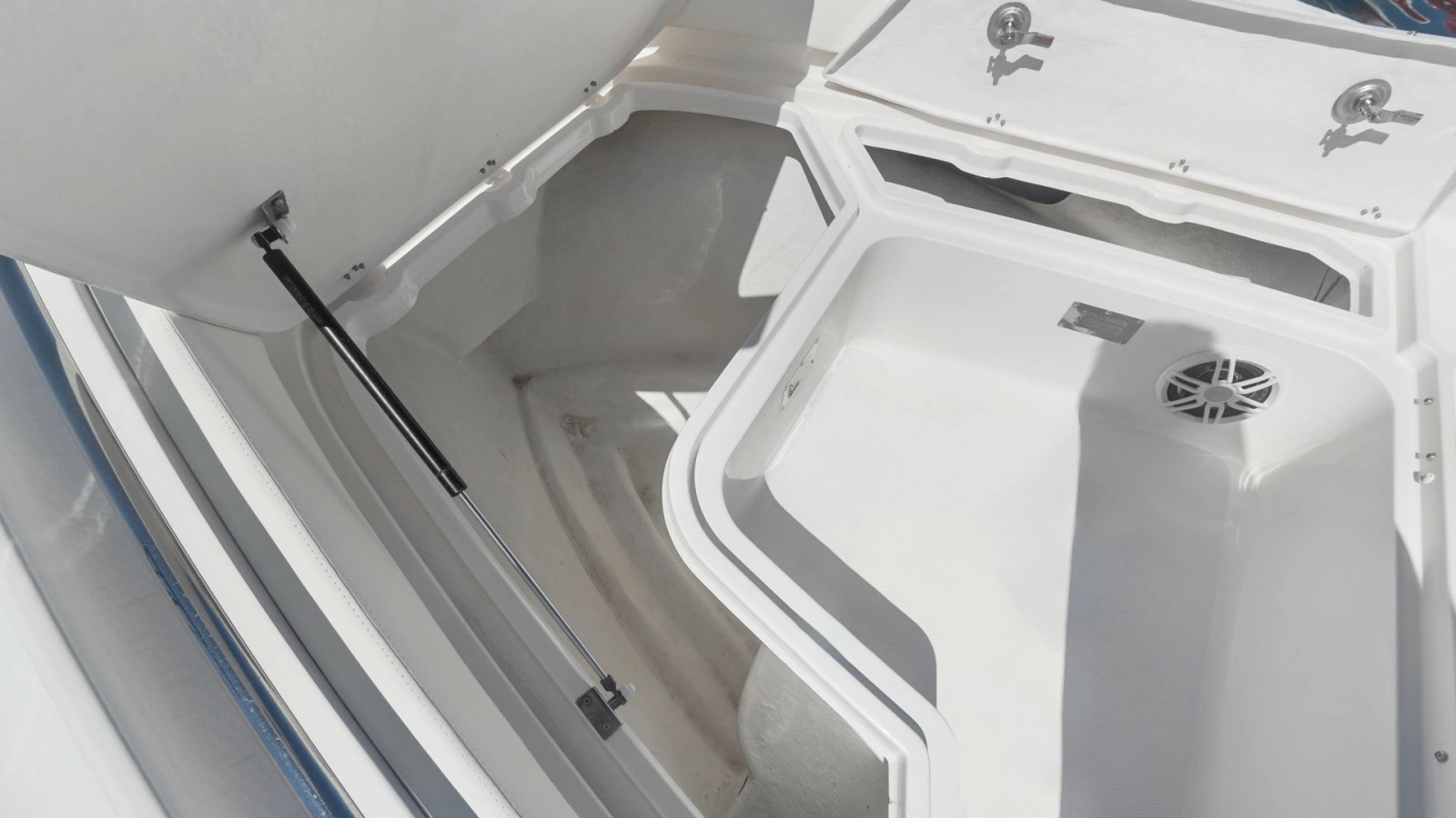 Spacious Bow Storage Compartment
