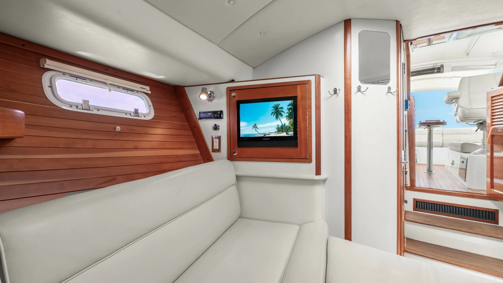 Cozy Interior Lounge with TV