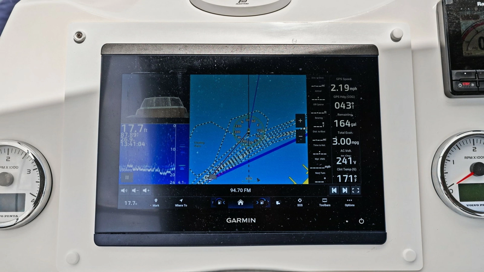 Helm Station with Navigation Display