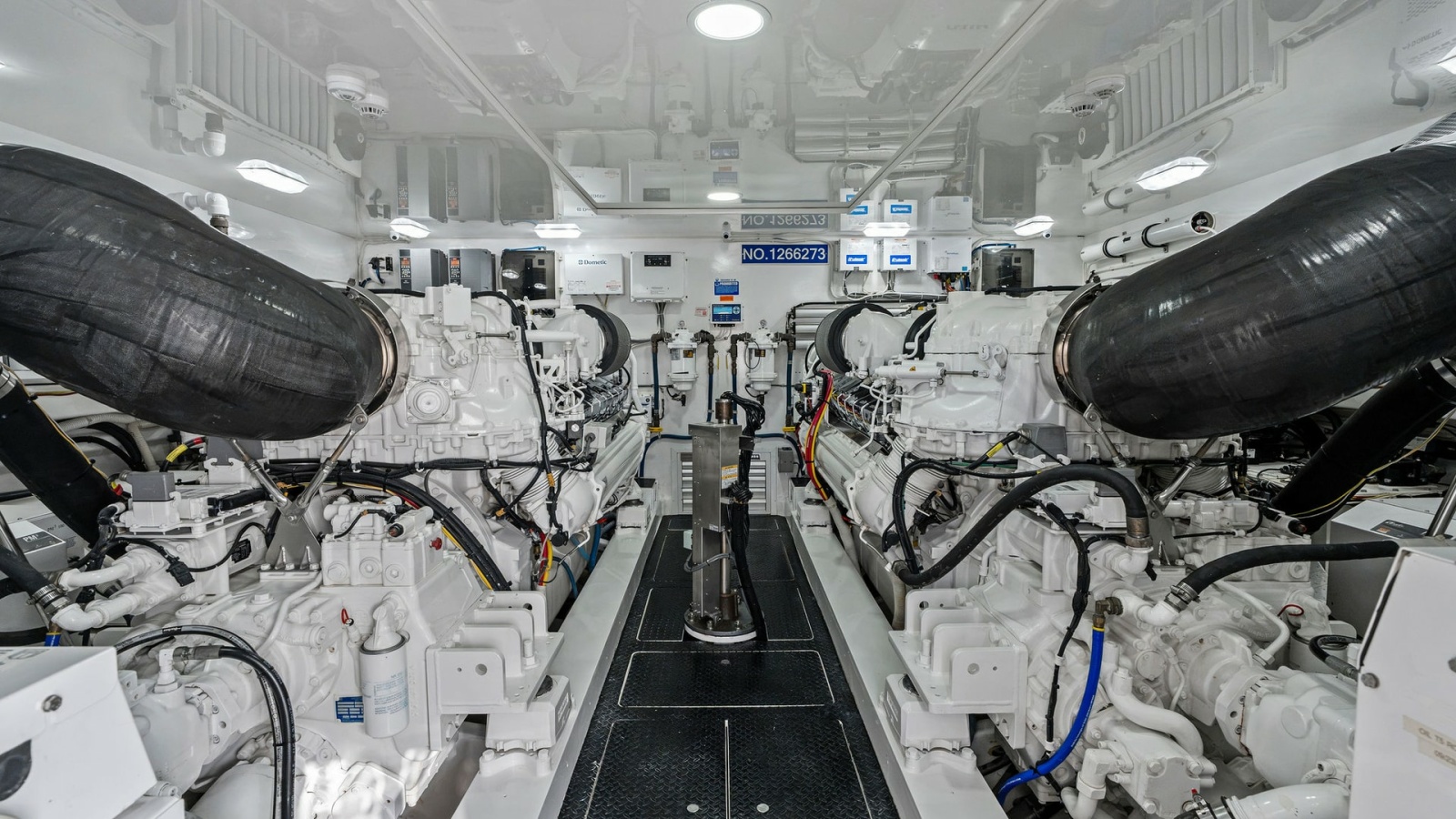2016 Viking 80 Enclosed Bridge- FRIGATE- Engine Room
