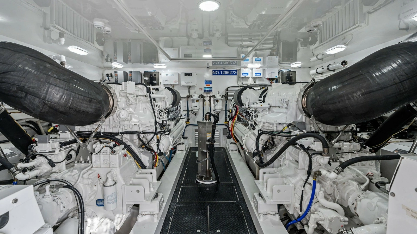 2016 Viking 80 Enclosed Bridge- FRIGATE- Engine Room
