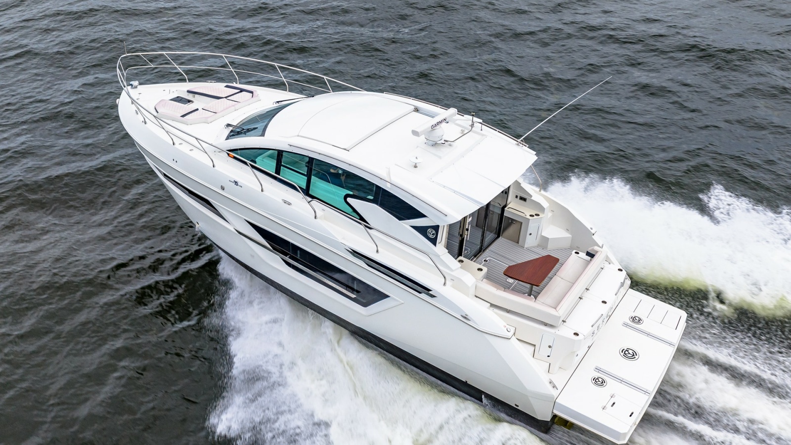 Aerial View of Serenity Cruising