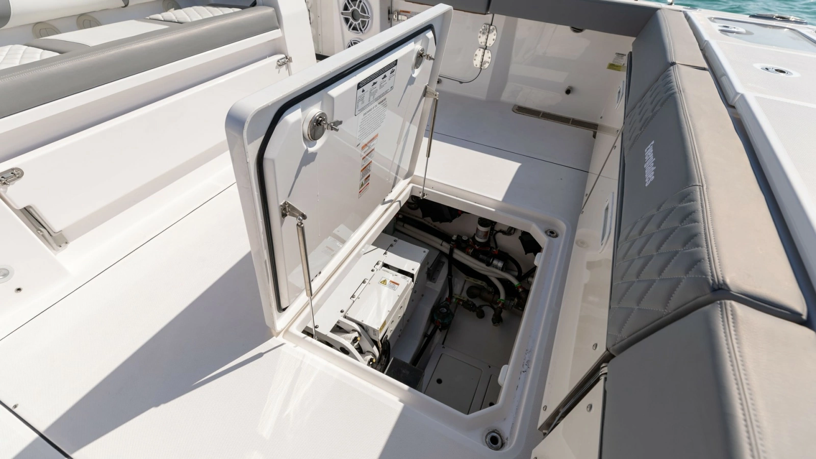 Aft Deck Storage Compartment