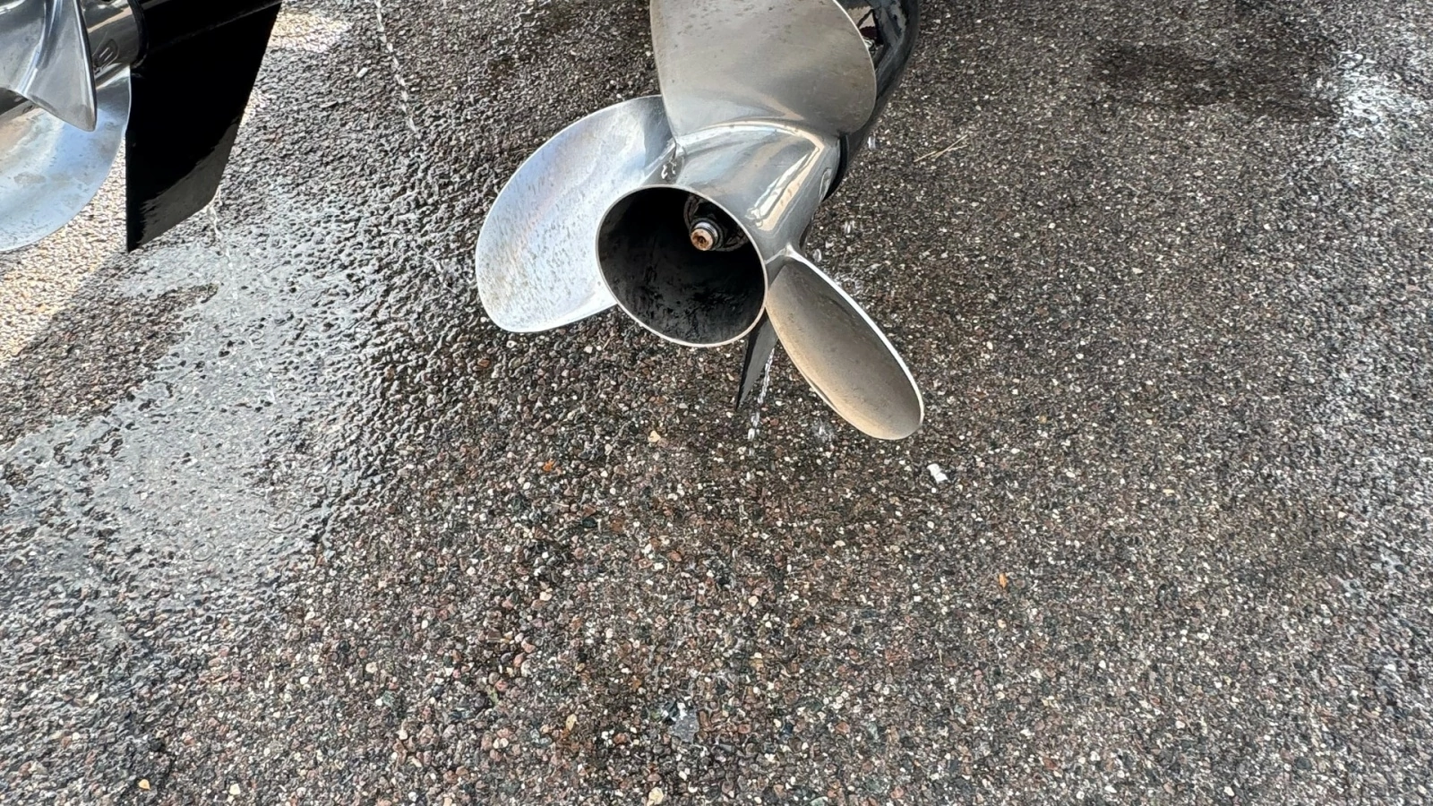 Stainless Steel Propeller Close-Up