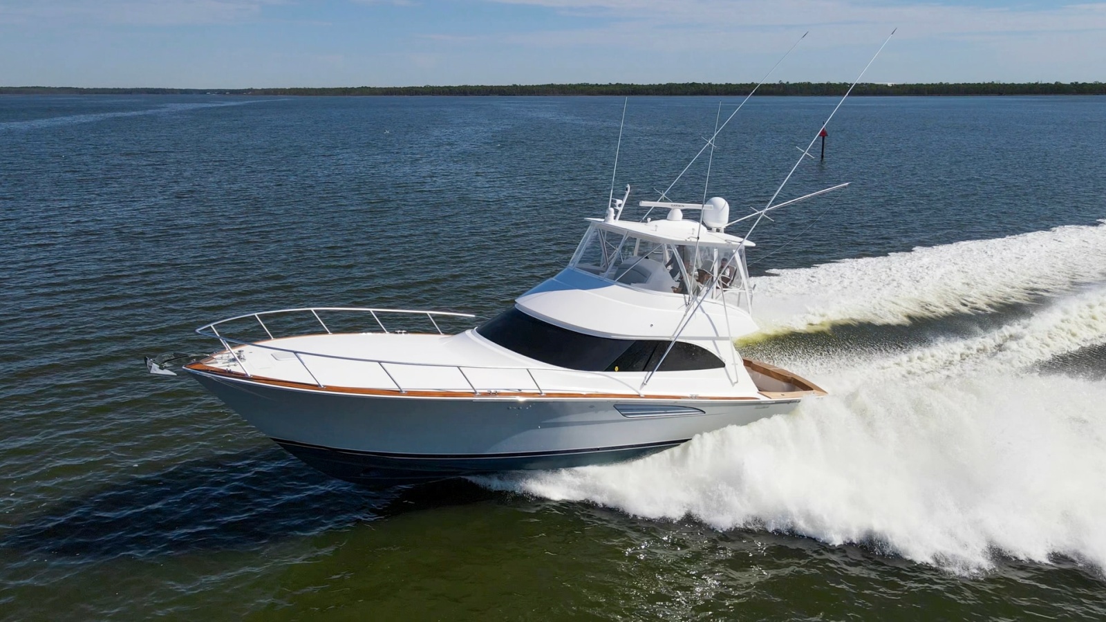 Viking 54 Convertible in Motion