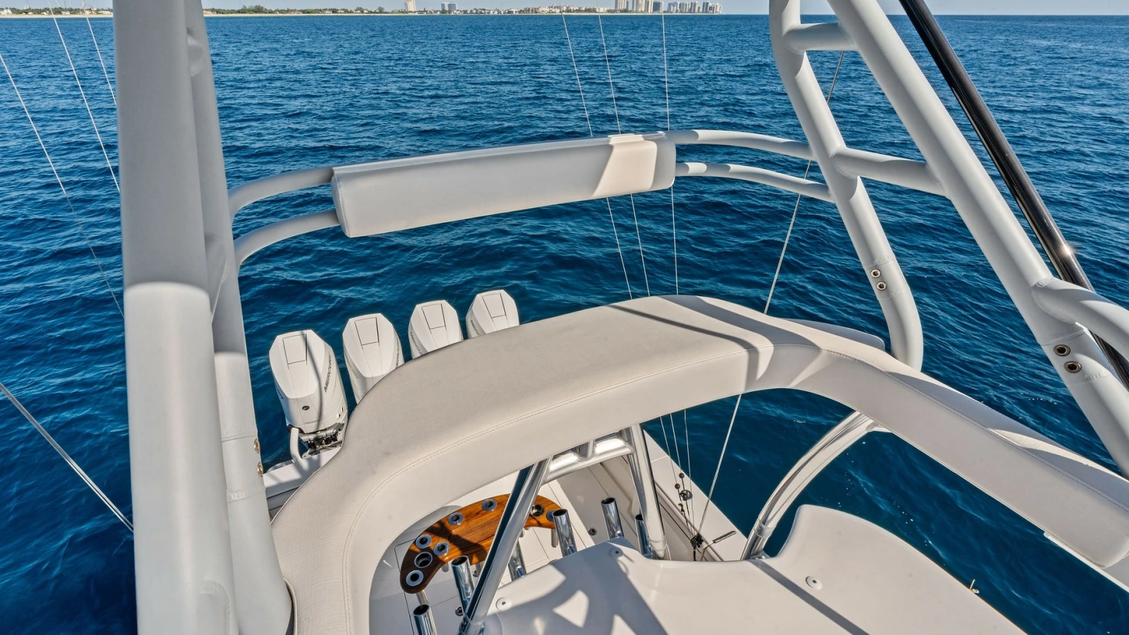 Flybridge Helm Station View
