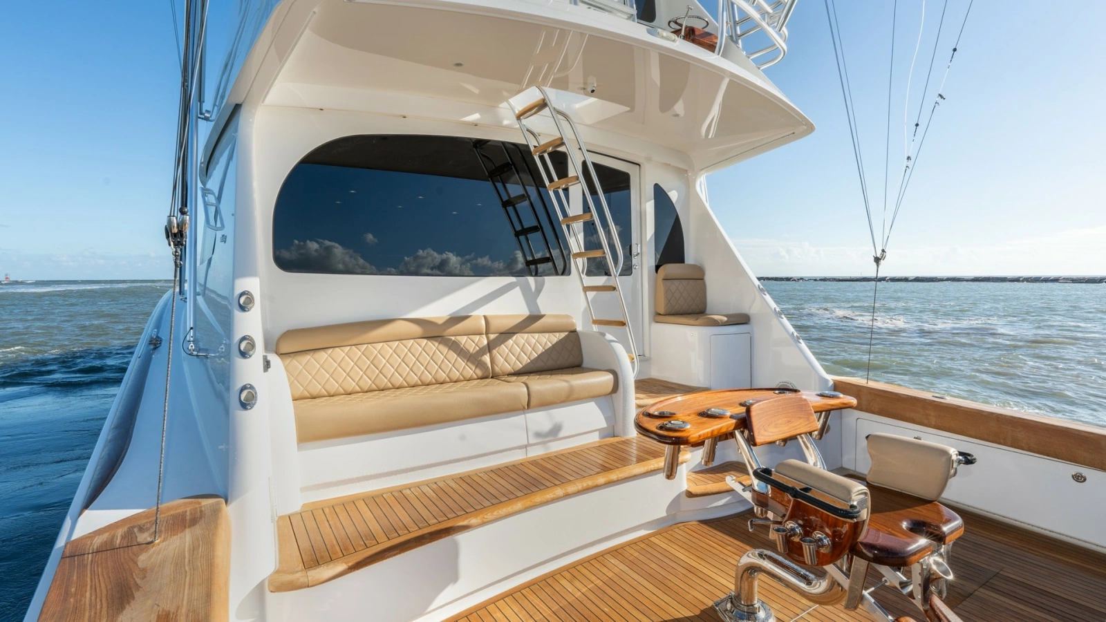 Aft Deck with Fishing Chair