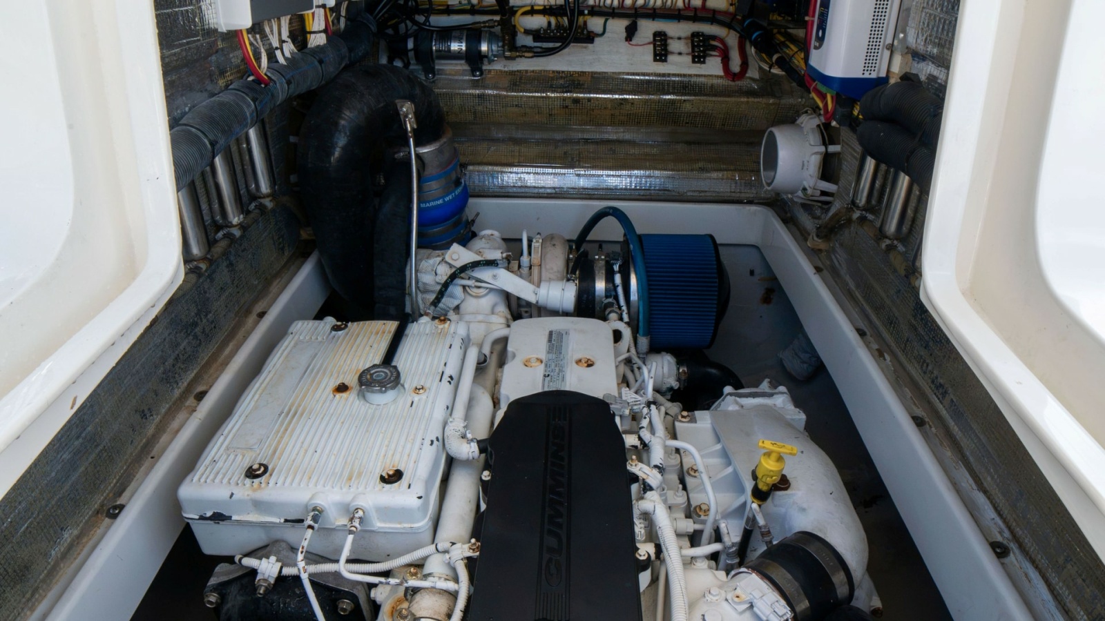 Well-Equipped Engine Compartment