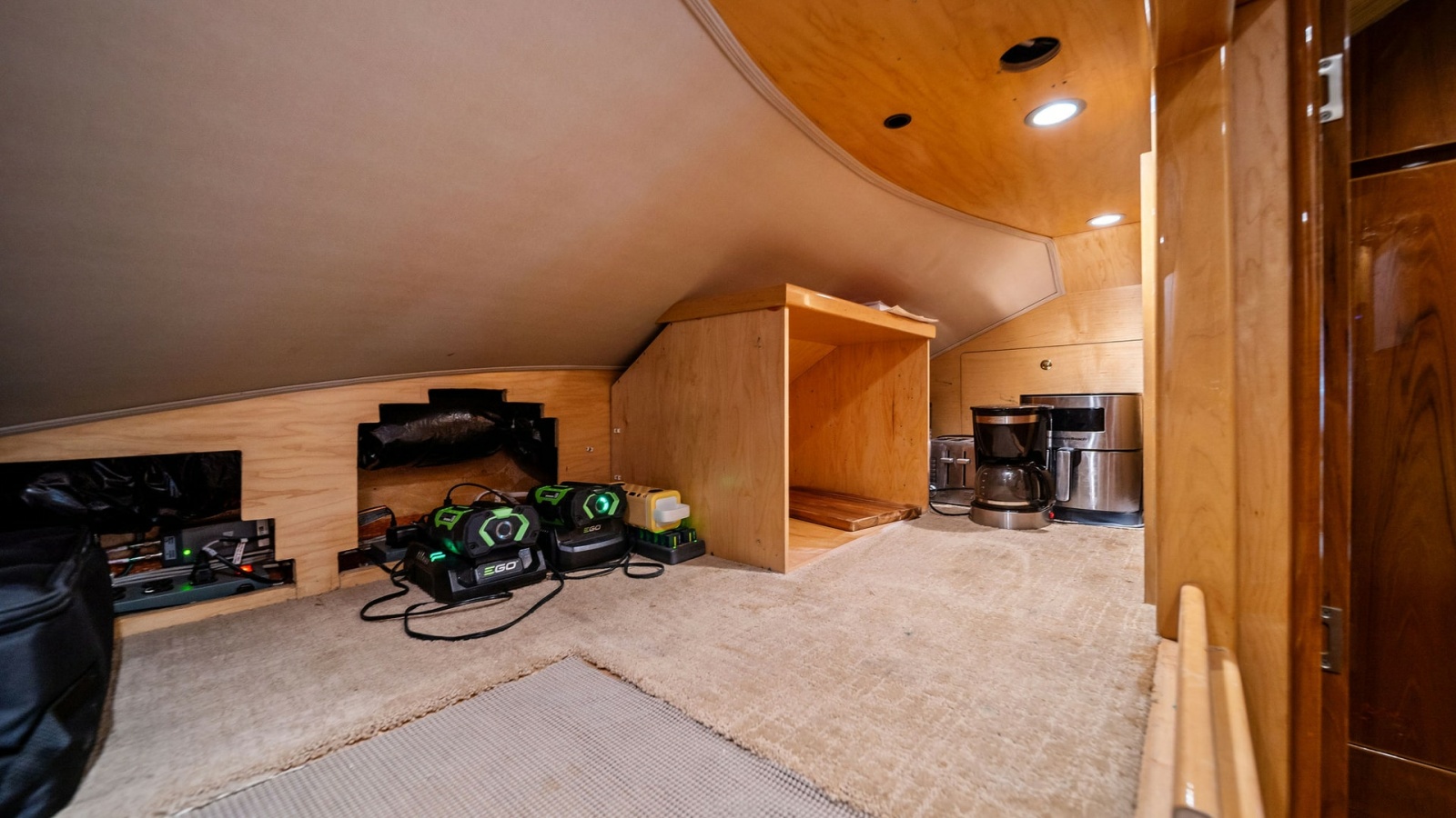 Underdeck Storage and Utility Space
