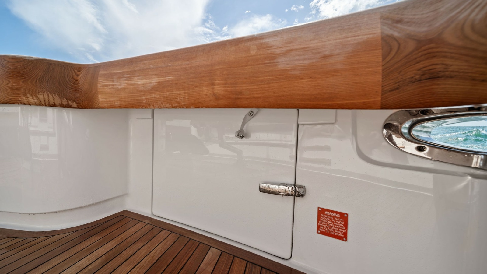 Cockpit Storage and Teak Decking